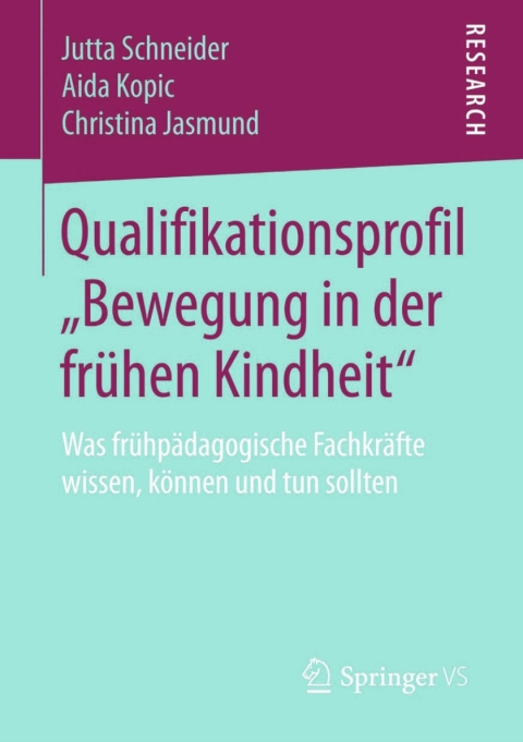Cover image for book Qualifikationsprofil „Bewegung in der frühen Kindheit“