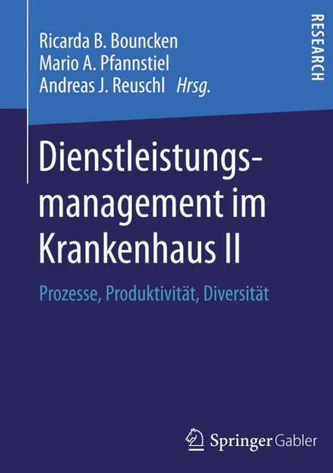 Cover image for book Dienstleistungsmanagement im Krankenhaus II