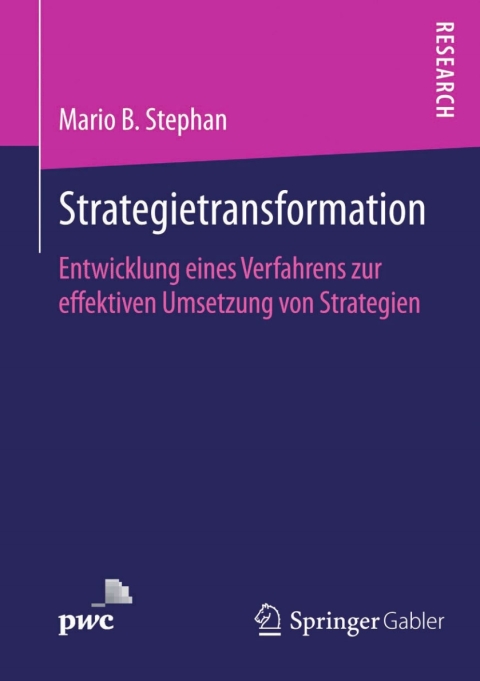 Cover image for book Strategietransformation