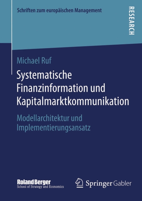 Cover image for book Systematische Finanzinformation und Kapitalmarktkommunikation