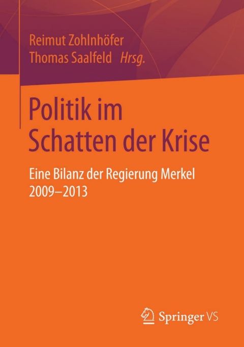 Cover image for book Politik im Schatten der Krise
