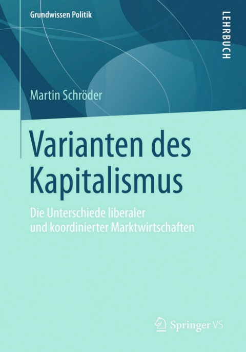 Cover image for book Varianten des Kapitalismus