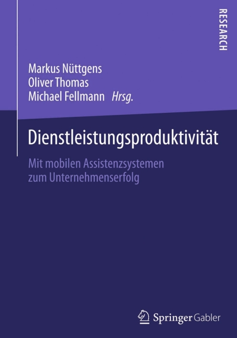 Cover image for book Dienstleistungsproduktivität