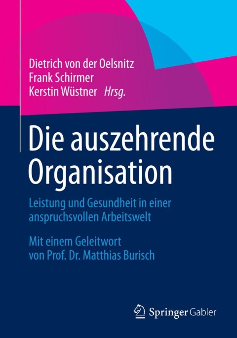 Cover image for book Die auszehrende Organisation