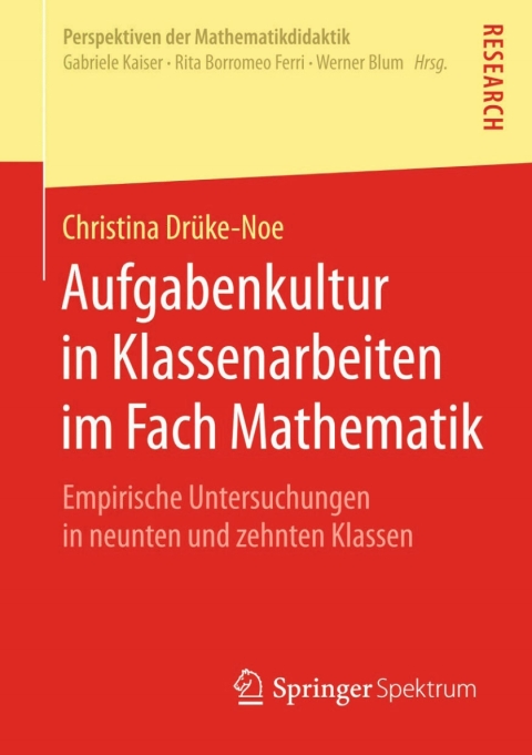 Cover image for book Aufgabenkultur in Klassenarbeiten im Fach Mathematik