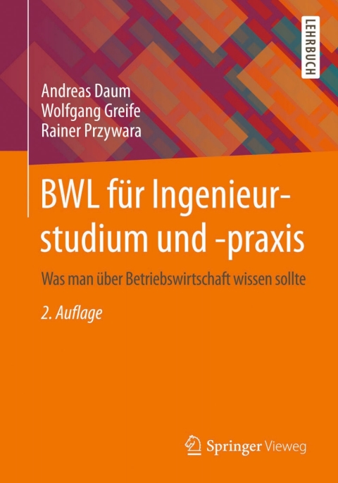 Cover image for book BWL für Ingenieurstudium und -praxis