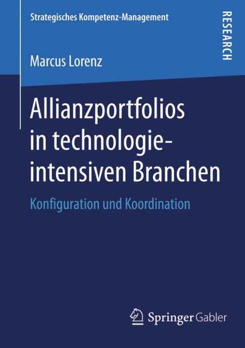 Cover image for book Allianzportfolios in technologieintensiven Branchen