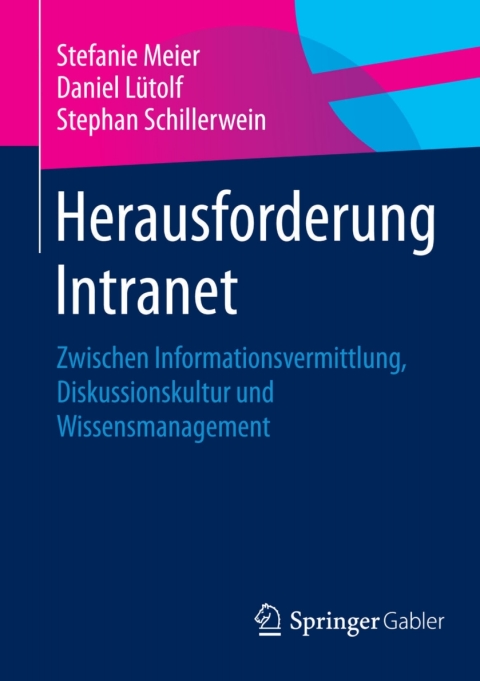 Cover image for book Herausforderung Intranet