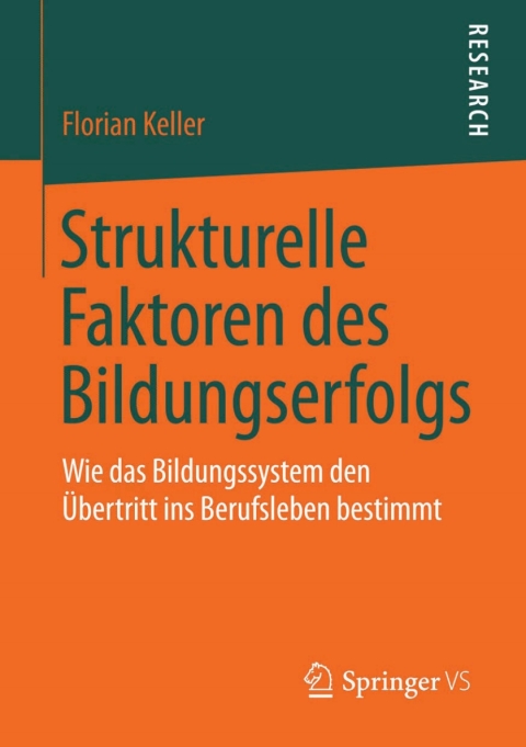 Cover image for book Strukturelle Faktoren des Bildungserfolgs