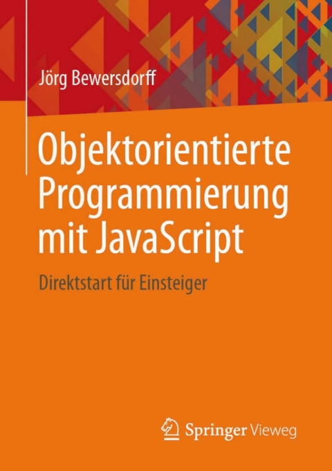 Cover image for book Objektorientierte Programmierung mit JavaScript