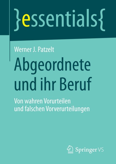 Cover image for book Abgeordnete und ihr Beruf