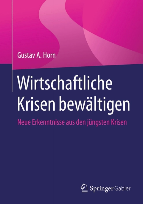 Cover image for book Wirtschaftliche Krisen bewältigen