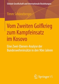 Cover image: Vom Zweiten Golfkrieg zum Kampfeinsatz im Kosovo 9783658054892