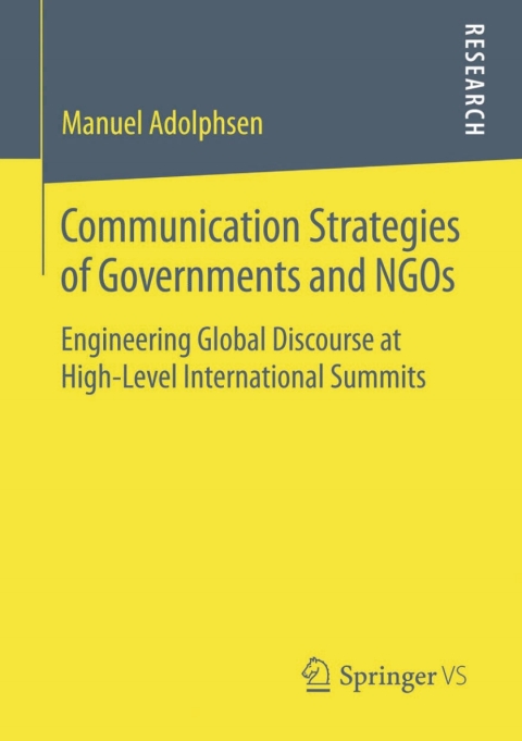 Cover image for book Communication Strategies of Governments and NGOs