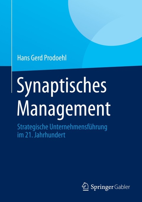 Cover image for book Synaptisches Management