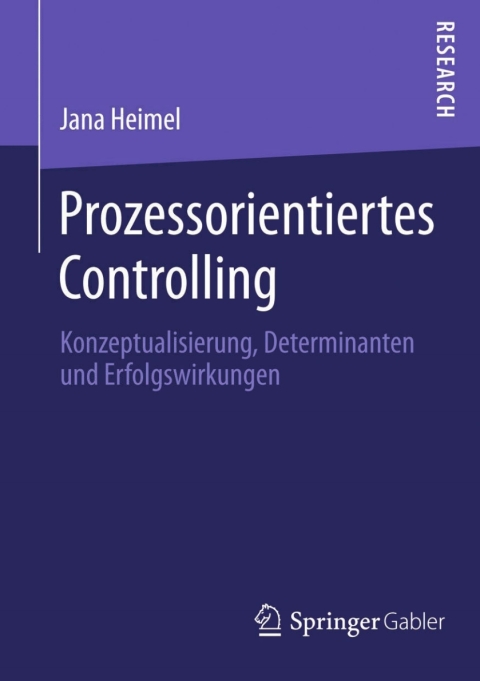Cover image for book Prozessorientiertes Controlling