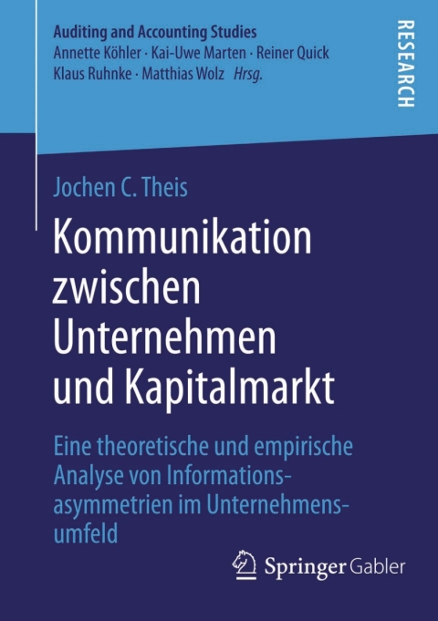 Cover image for book Kommunikation zwischen Unternehmen und Kapitalmarkt