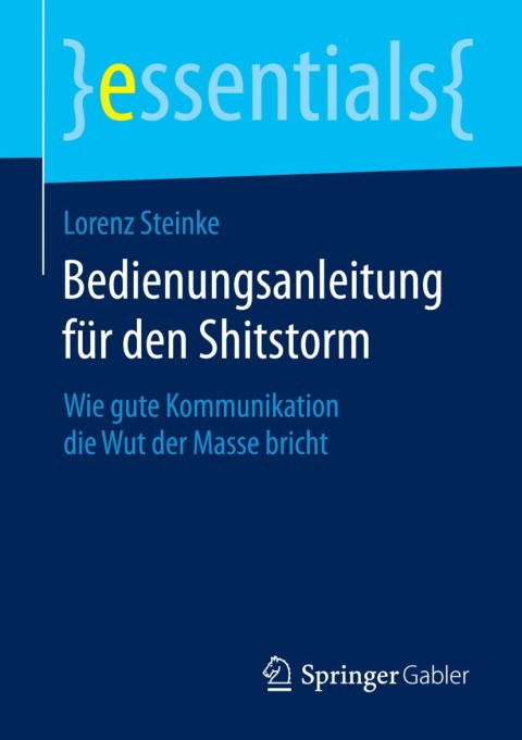 Cover image for book Bedienungsanleitung für den Shitstorm