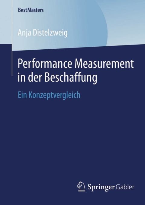 Cover image for book Performance Measurement in der Beschaffung