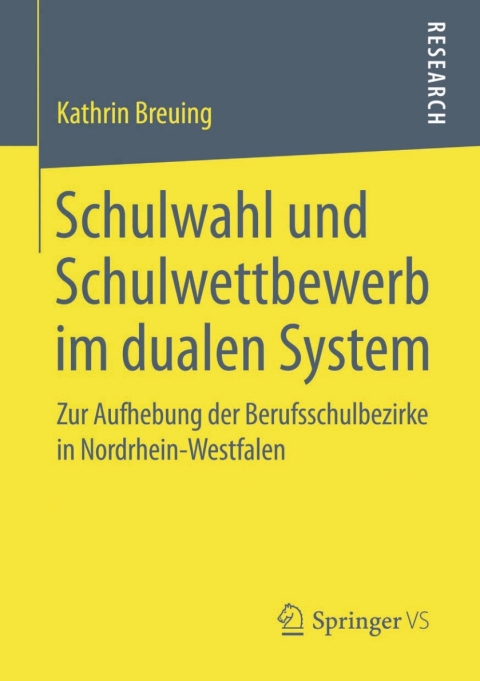 Cover image for book Schulwahl und Schulwettbewerb im dualen System