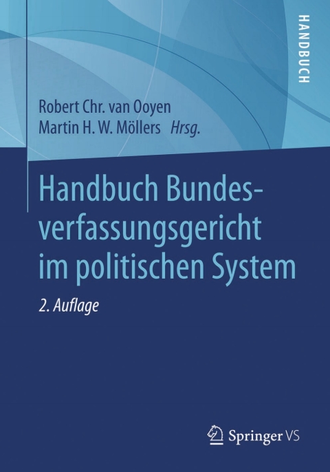 Cover image for book Handbuch Bundesverfassungsgericht im politischen System