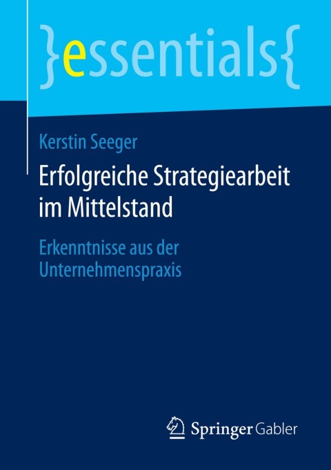 Cover image for book Erfolgreiche Strategiearbeit im Mittelstand