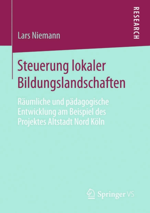 Cover image for book Steuerung lokaler Bildungslandschaften