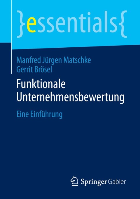 Cover image for book Funktionale Unternehmensbewertung