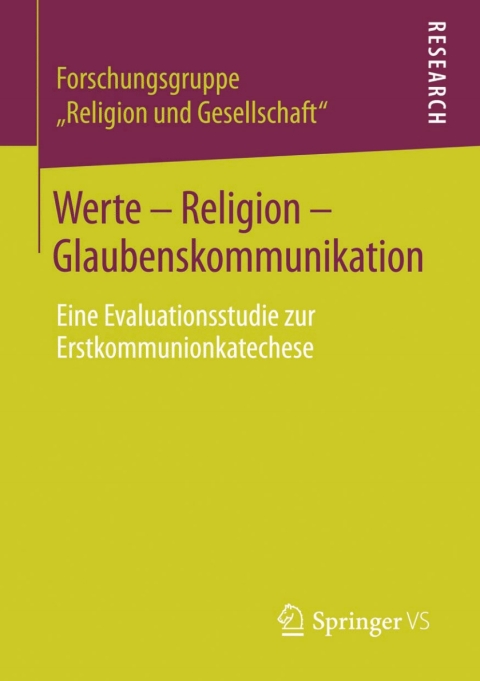 Cover image for book Werte - Religion - Glaubenskommunikation