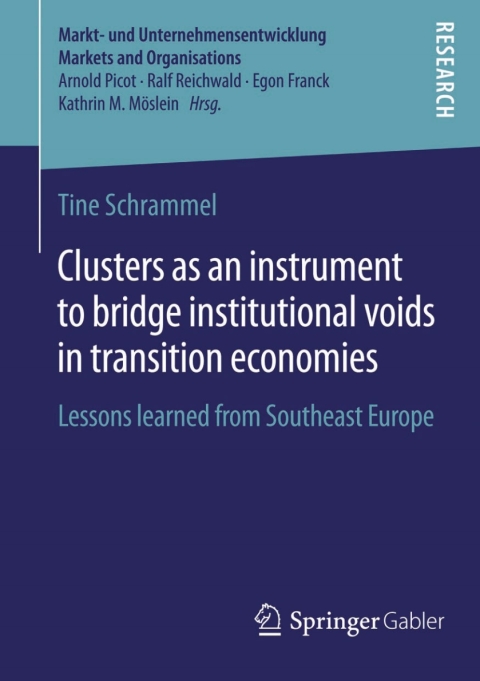 Cover image for book Clusters as an instrument to bridge institutional voids in transition economies
