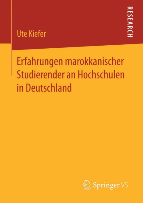 Cover image for book Erfahrungen marokkanischer Studierender an Hochschulen in Deutschland