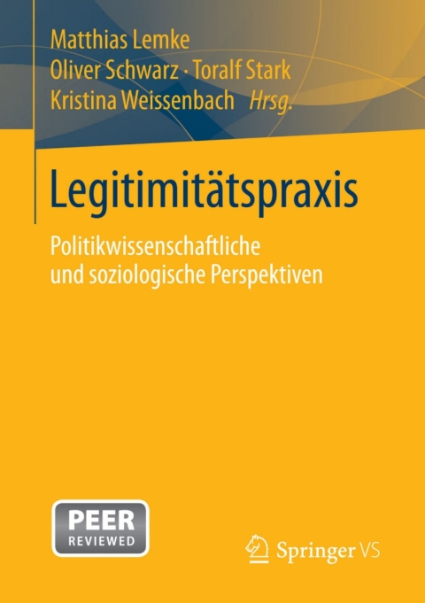 Cover image for book Legitimitätspraxis