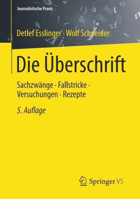 Cover image for book Die Überschrift