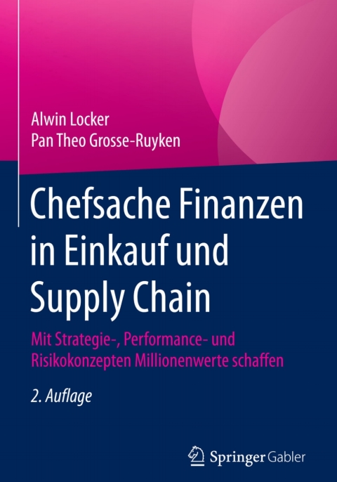 Cover image for book Chefsache Finanzen in Einkauf und Supply Chain