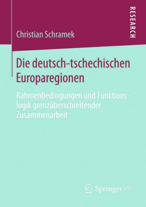 Cover image for book Die deutsch-tschechischen Europaregionen