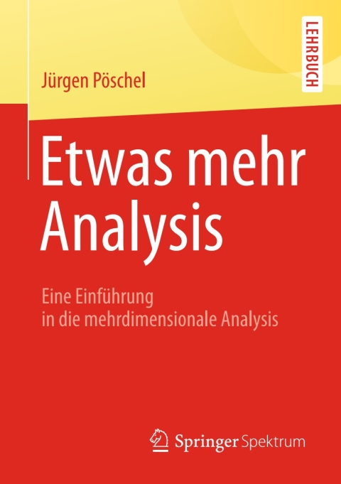 Cover image for book Etwas mehr Analysis