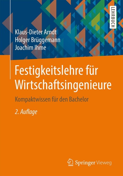 Cover image for book Festigkeitslehre für Wirtschaftsingenieure