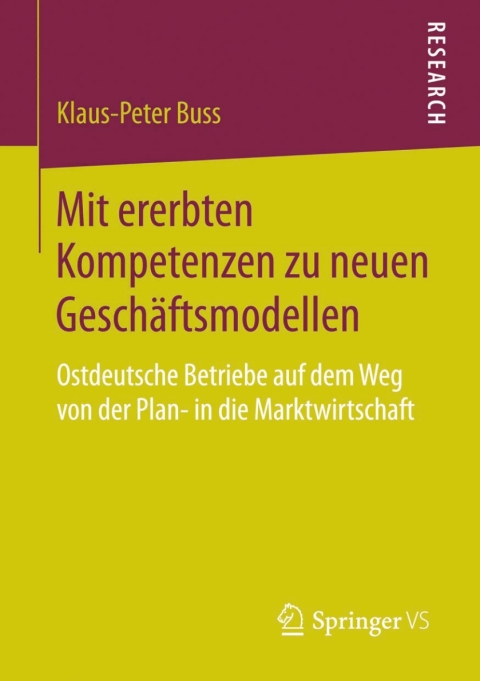 Cover image for book Mit ererbten Kompetenzen zu neuen Geschäftsmodellen