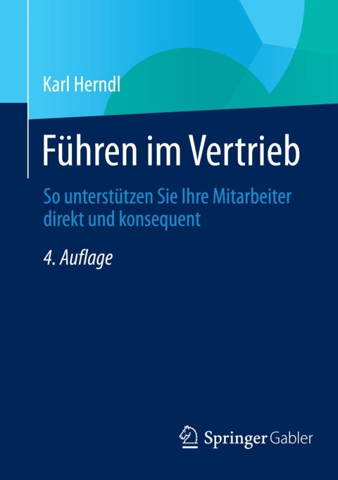 Cover image for book Führen im Vertrieb