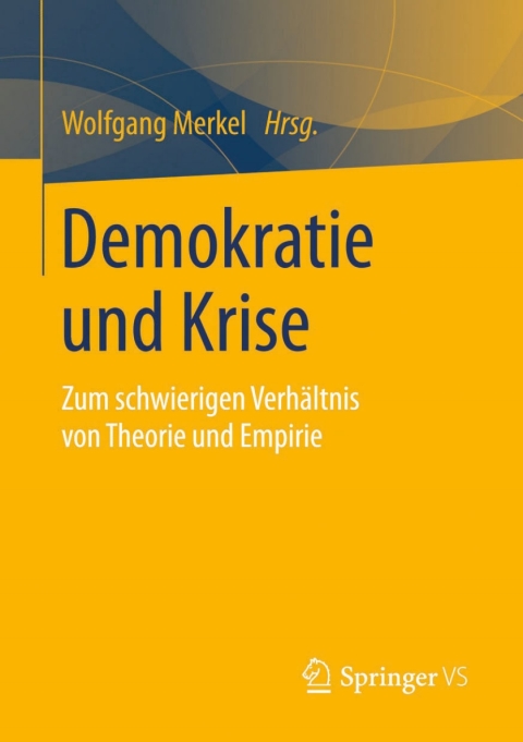 Cover image for book Demokratie und Krise