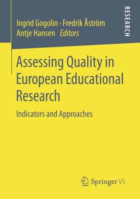 Cover image for book Assessing Quality in European Educational Research