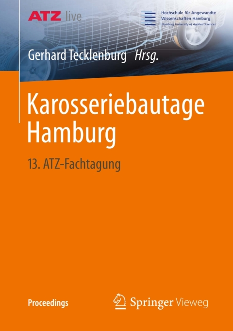 Cover image for book Karosseriebautage Hamburg