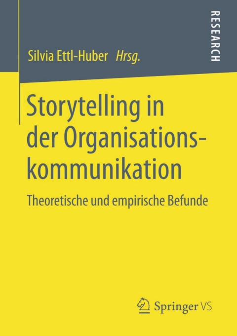 Cover image for book Storytelling in der Organisationskommunikation
