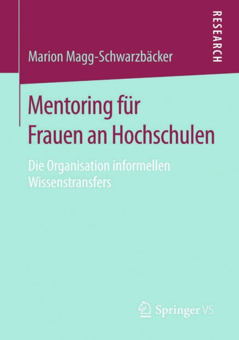 Cover image for book Mentoring für Frauen an Hochschulen