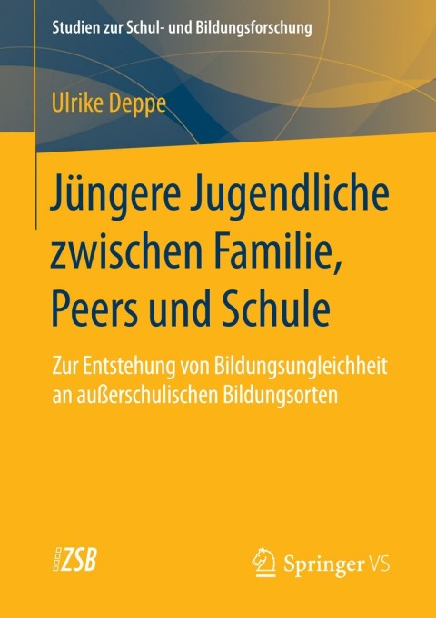 Cover image for book Jüngere Jugendliche zwischen Familie, Peers und Schule
