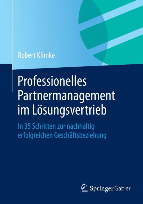 Cover image for book Professionelles Partnermanagement im Lösungsvertrieb