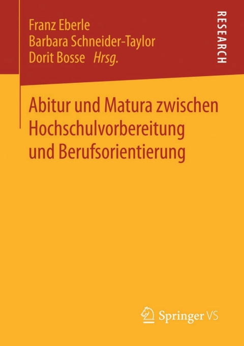 Cover image for book Abitur und Matura zwischen Hochschulvorbereitung und Berufsorientierung