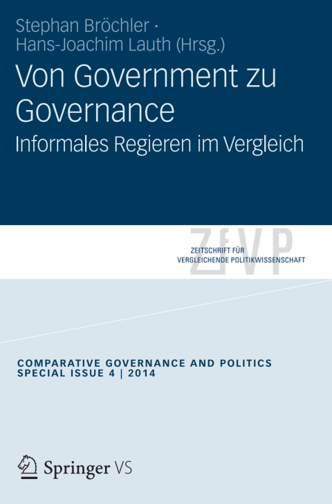 Cover image for book Von Government zu Governance