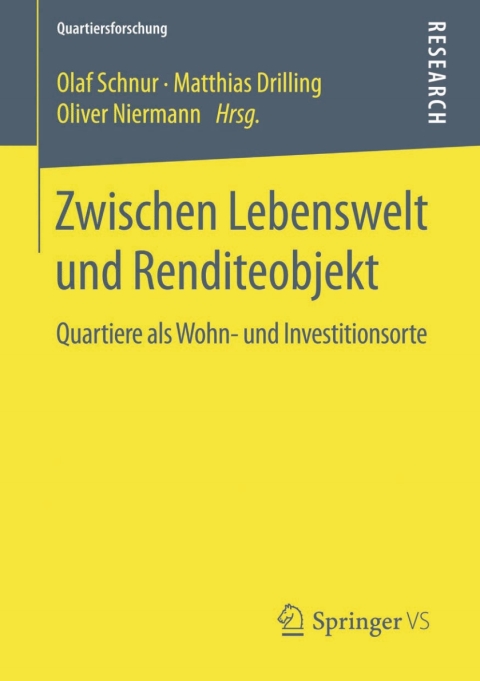 Cover image for book Zwischen Lebenswelt und Renditeobjekt