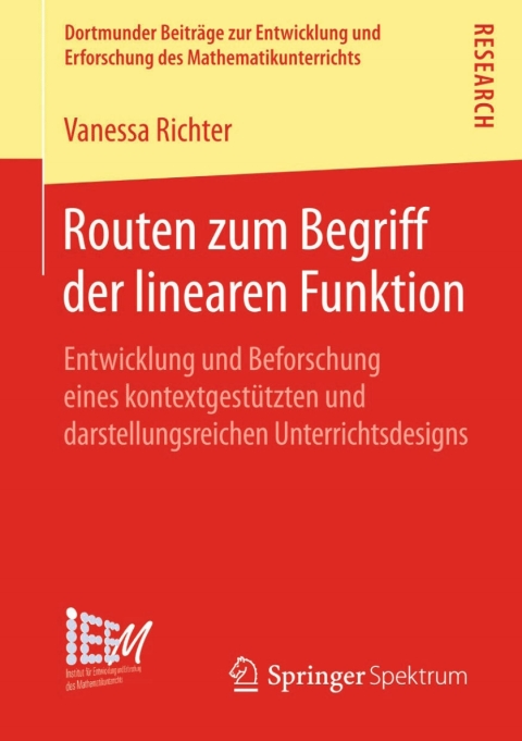 Cover image for book Routen zum Begriff der linearen Funktion